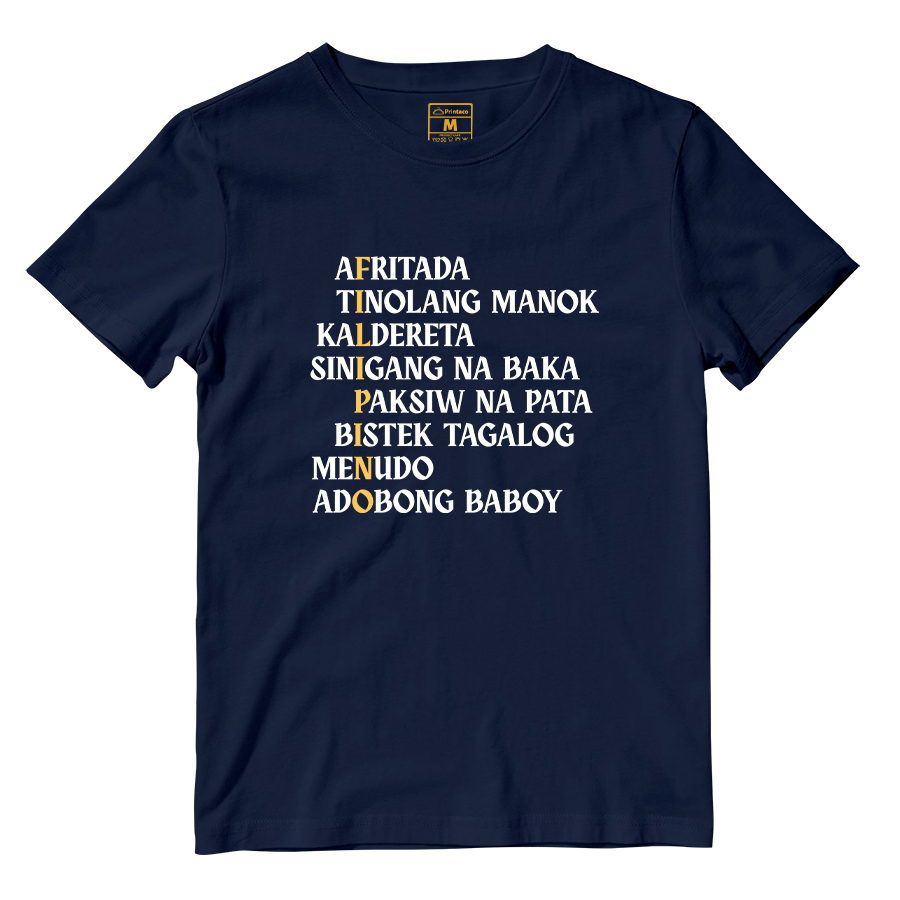 Cotton Shirt: Filipino Foods
