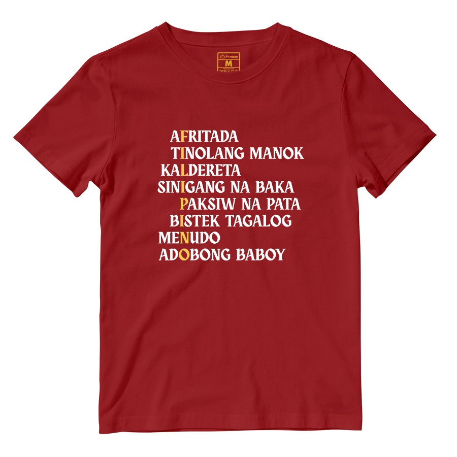 Cotton Shirt: Filipino Foods
