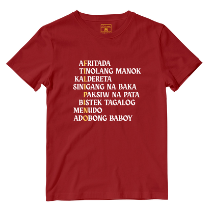 Cotton Shirt: Filipino Foods