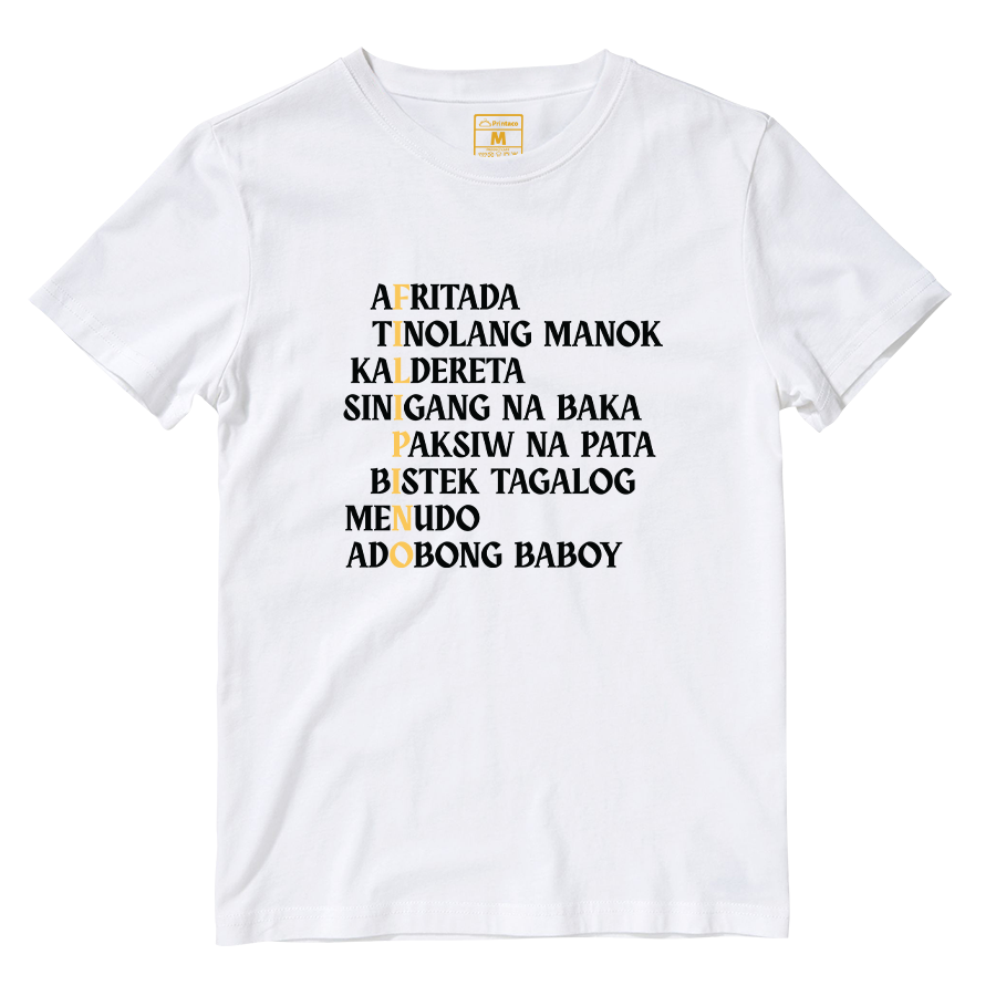 Cotton Shirt: Filipino Foods