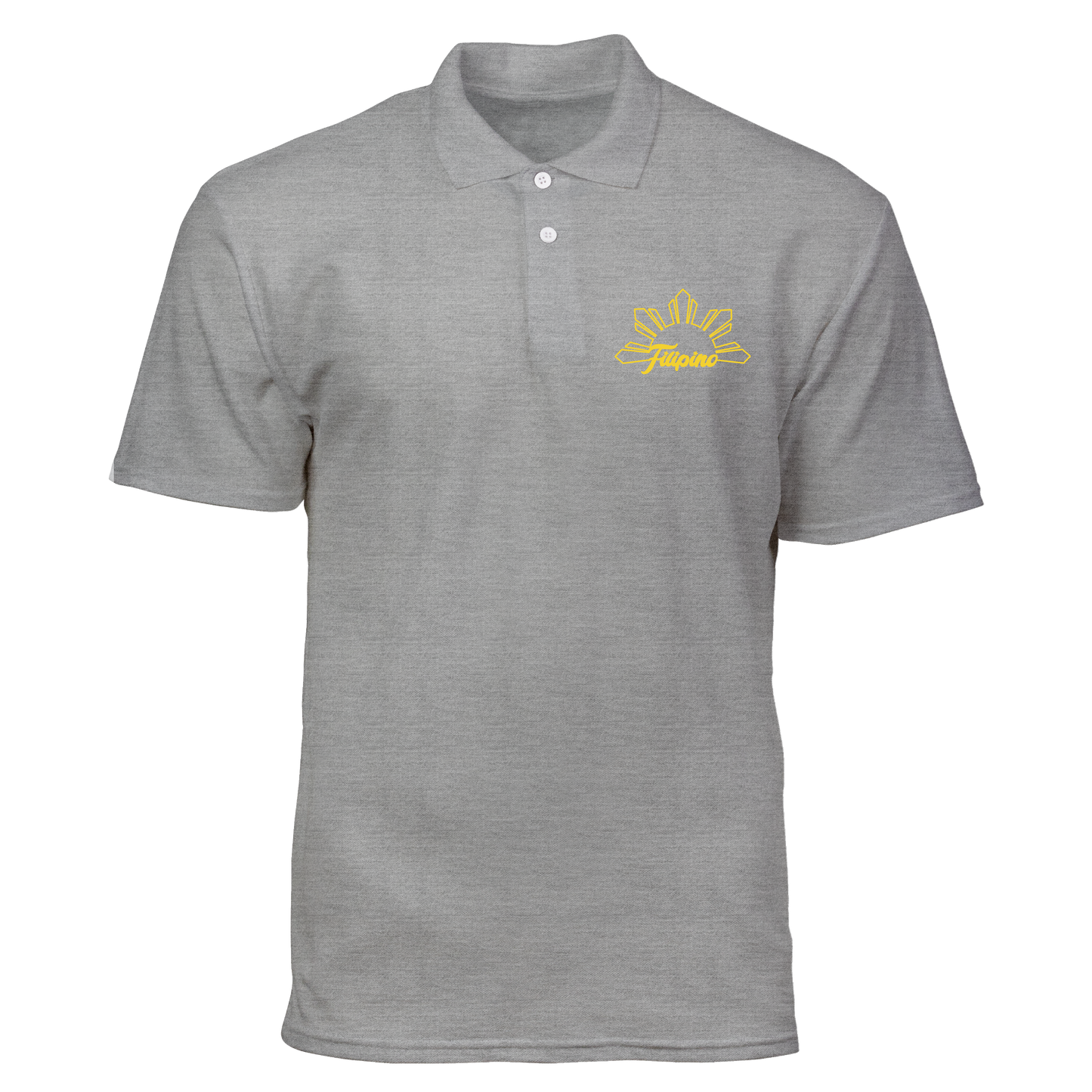Cotton Polo Shirt: Filipino Sun Pocket