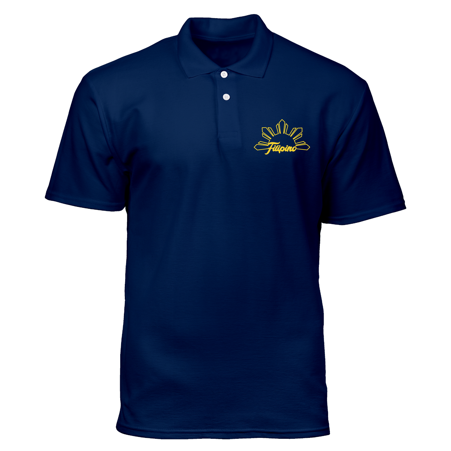 Cotton Polo Shirt: Filipino Sun Pocket