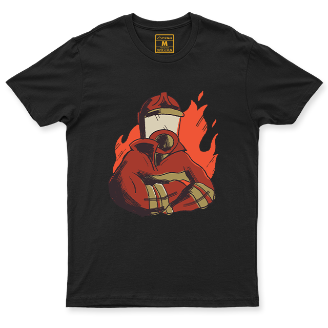 C. Spandex Shirt: Firefighter