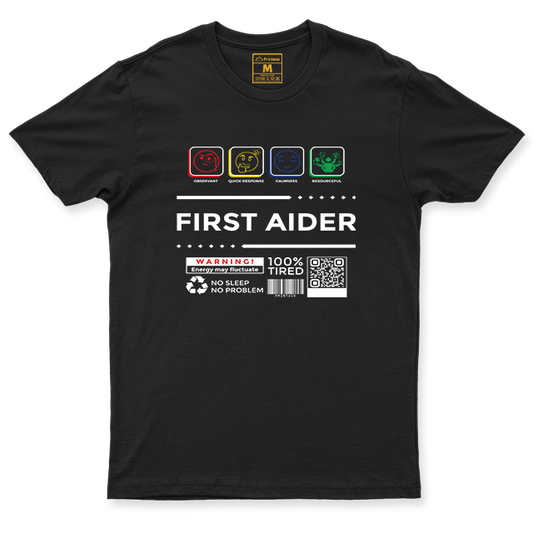 Drifit Shirt: First Aider Label