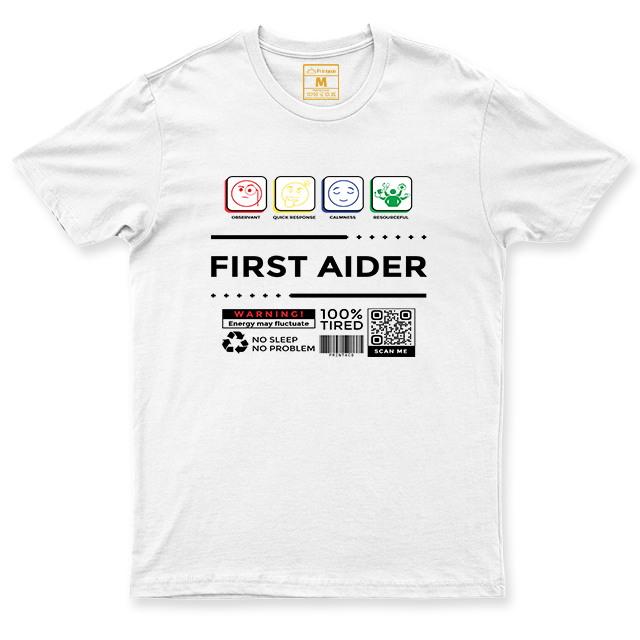 Drifit Shirt: First Aider Label