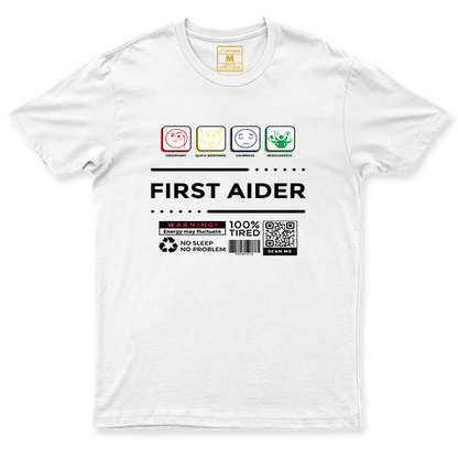 Drifit Shirt: First Aider Label