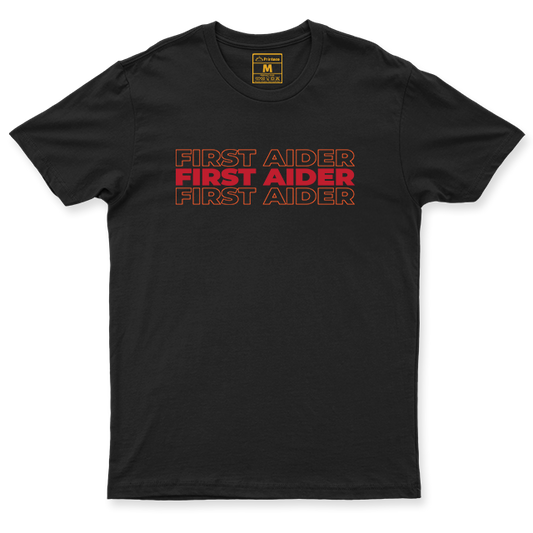 Drifit Shirt: First Aider Red