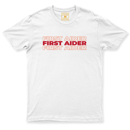 Drifit Shirt: First Aider Red