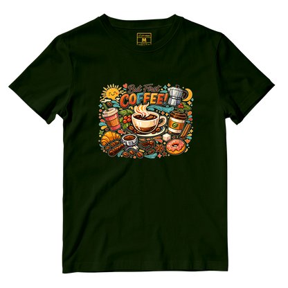 Cotton Shirt: First Coffee