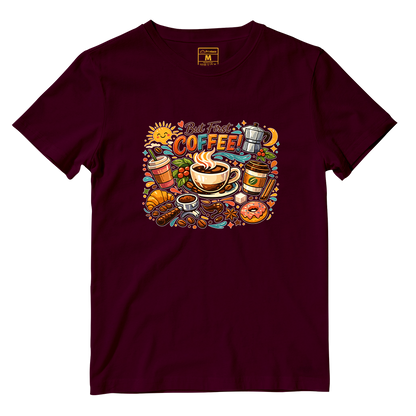 Cotton Shirt: First Coffee