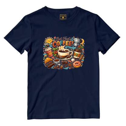 Cotton Shirt: First Coffee