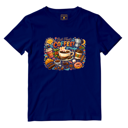 Cotton Shirt: First Coffee