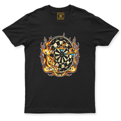 Drifit Shirt: Flaming Darts