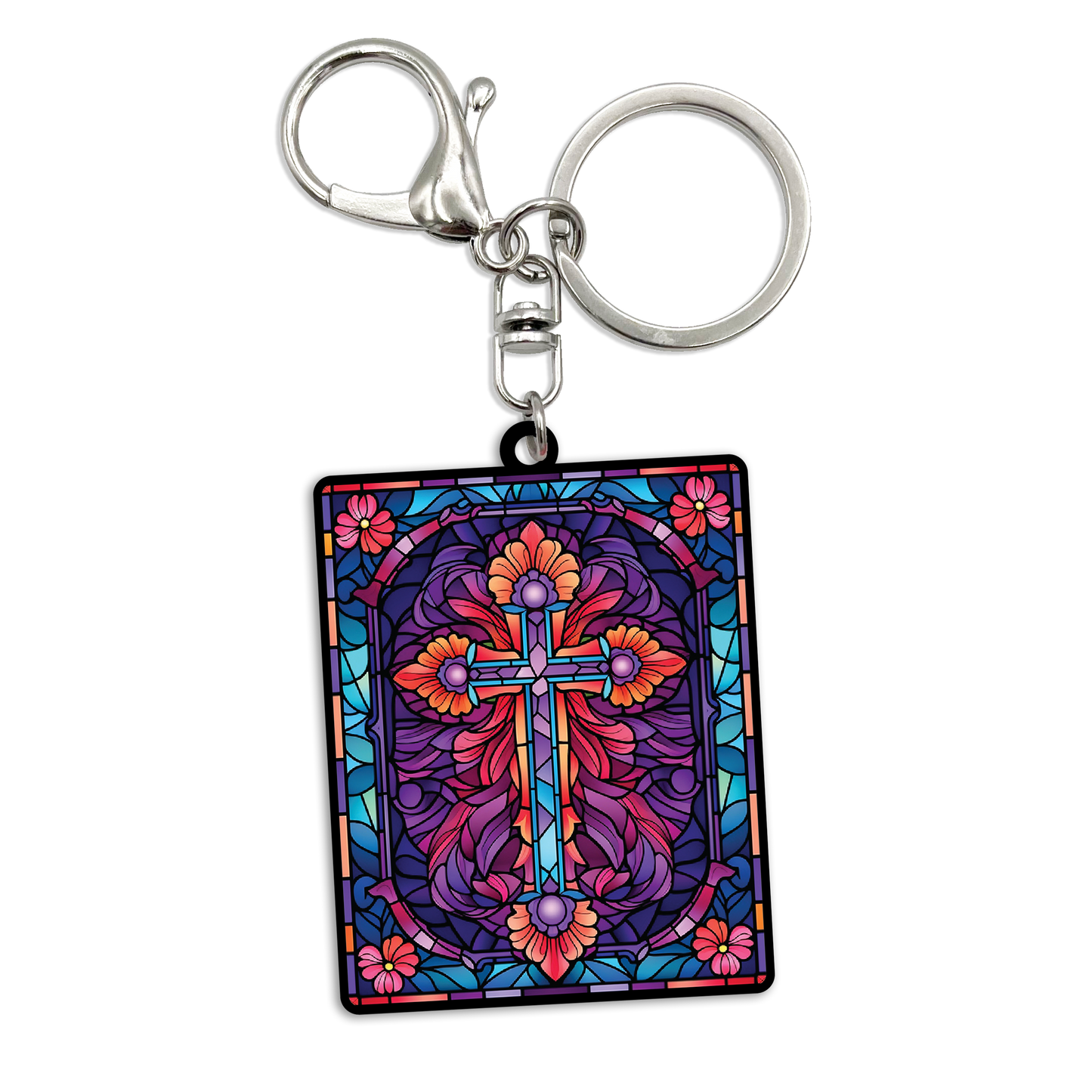 Acrylic Bag Charm: Flora