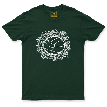 Drifit Shirt: Floral Volleyball