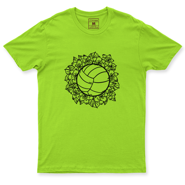 Drifit Shirt: Floral Volleyball