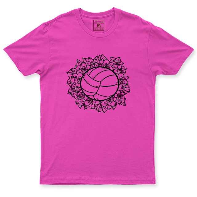 Drifit Shirt: Floral Volleyball
