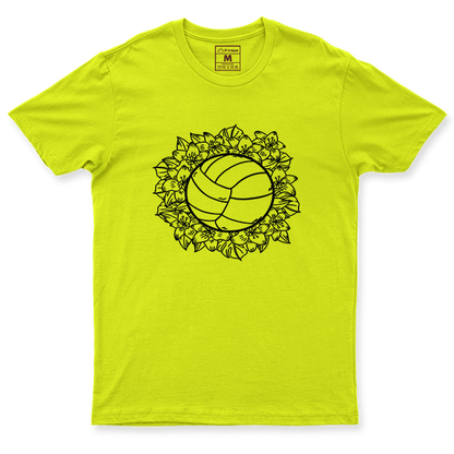 Drifit Shirt: Floral Volleyball