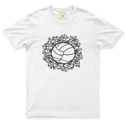 Drifit Shirt: Floral Volleyball