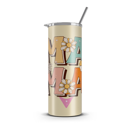 20oz. Slim Tumbler: Flower Mama
