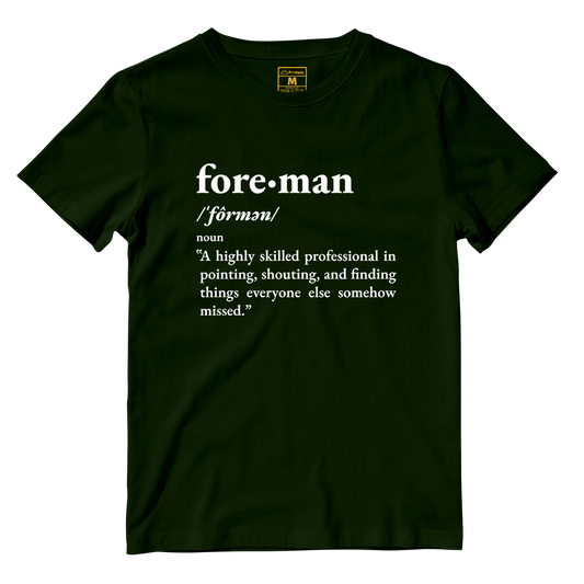 Cotton Shirt: Foreman Definition
