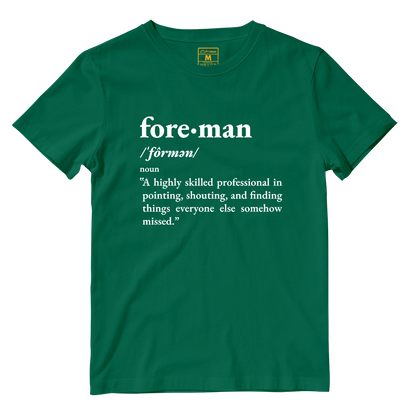 Cotton Shirt: Foreman Definition