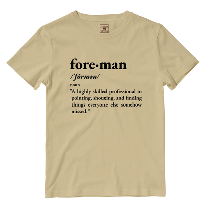 Cotton Shirt: Foreman Definition