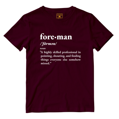 Cotton Shirt: Foreman Definition