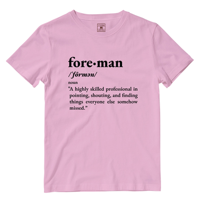 Cotton Shirt: Foreman Definition