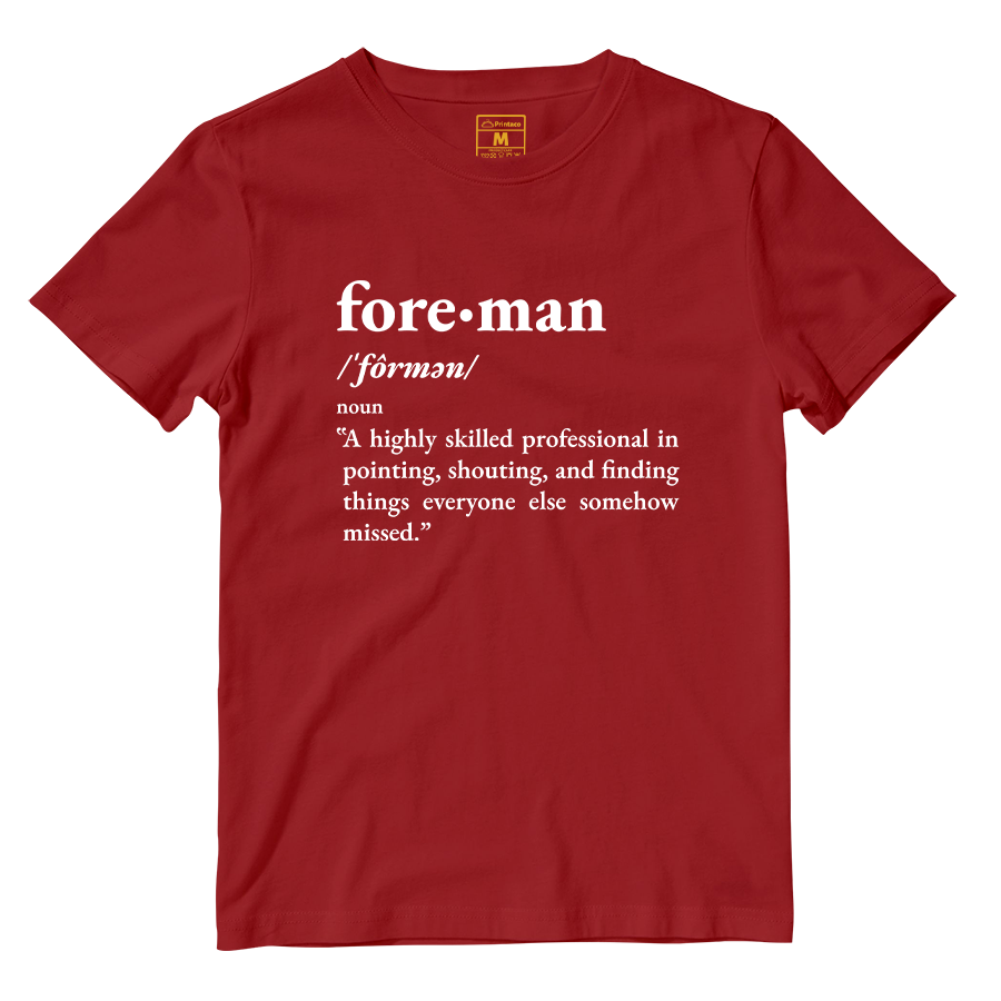 Cotton Shirt: Foreman Definition