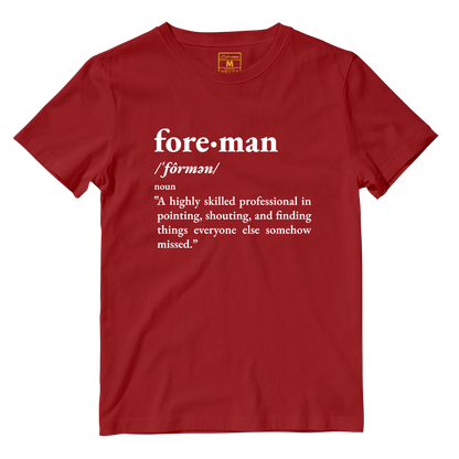 Cotton Shirt: Foreman Definition