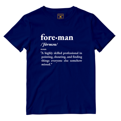 Cotton Shirt: Foreman Definition