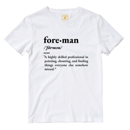 Cotton Shirt: Foreman Definition