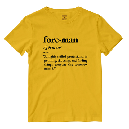 Cotton Shirt: Foreman Definition