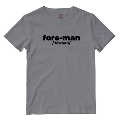 Cotton Shirt: Foreman Pronunciation