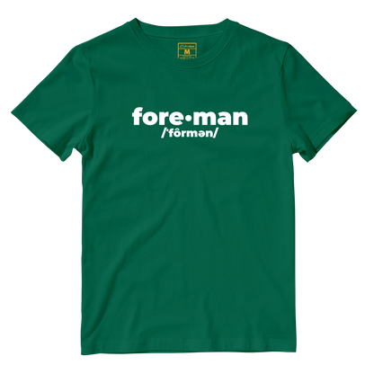 Cotton Shirt: Foreman Pronunciation