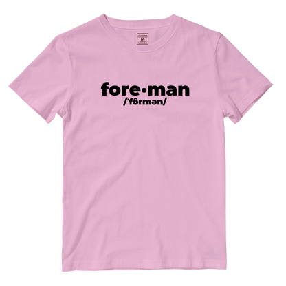 Cotton Shirt: Foreman Pronunciation