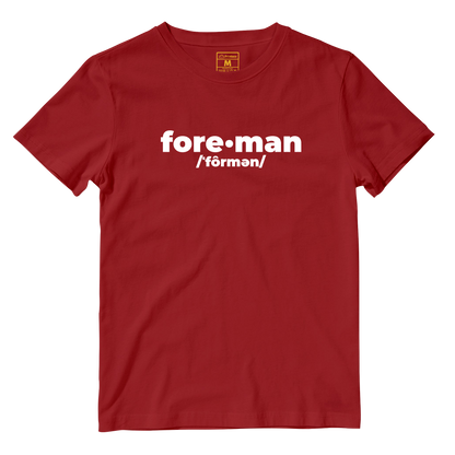Cotton Shirt: Foreman Pronunciation