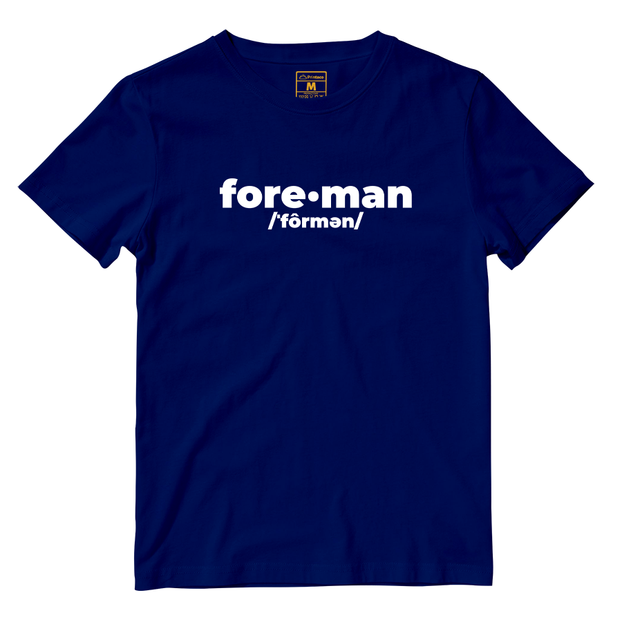 Cotton Shirt: Foreman Pronunciation