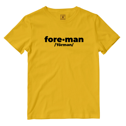 Cotton Shirt: Foreman Pronunciation