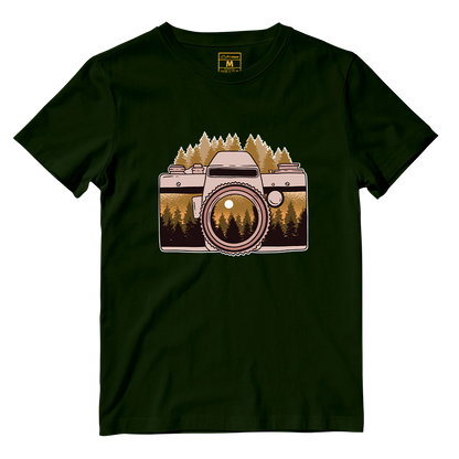 Cotton Shirt: Forest Camera