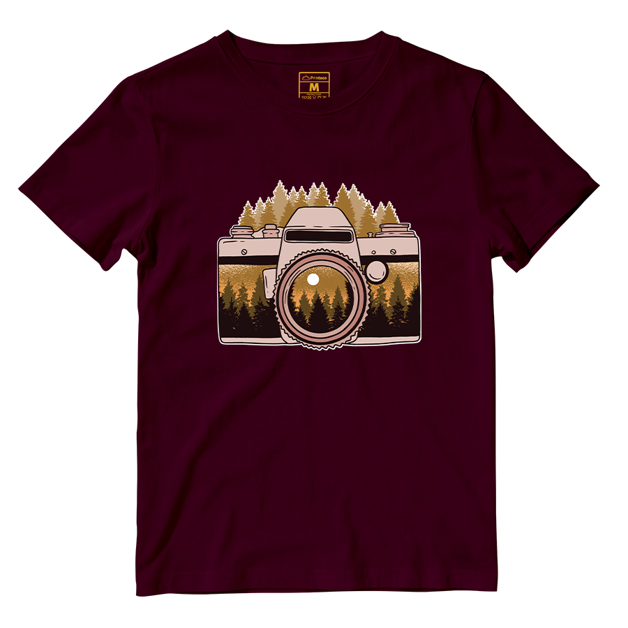 Cotton Shirt: Forest Camera