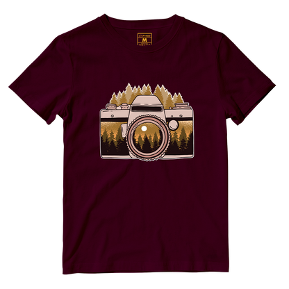 Cotton Shirt: Forest Camera