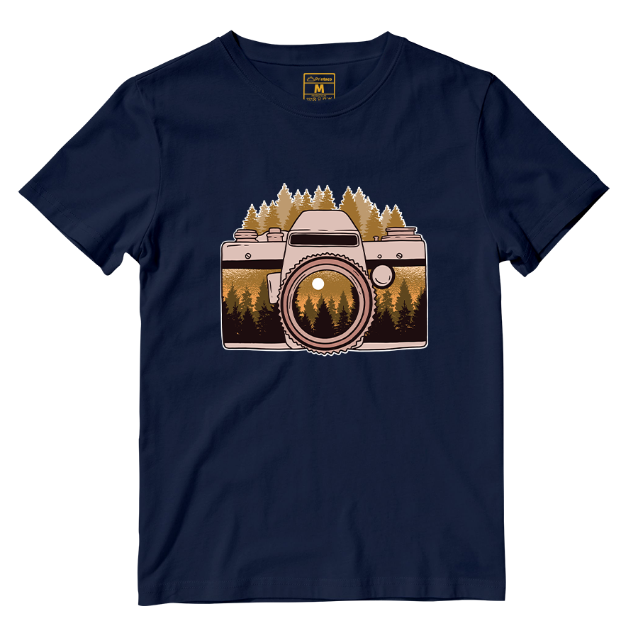 Cotton Shirt: Forest Camera