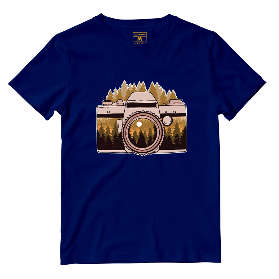 Cotton Shirt: Forest Camera