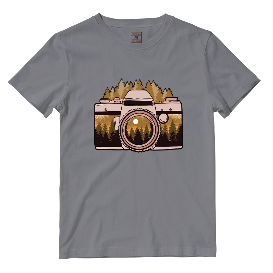 Cotton Shirt: Forest Camera