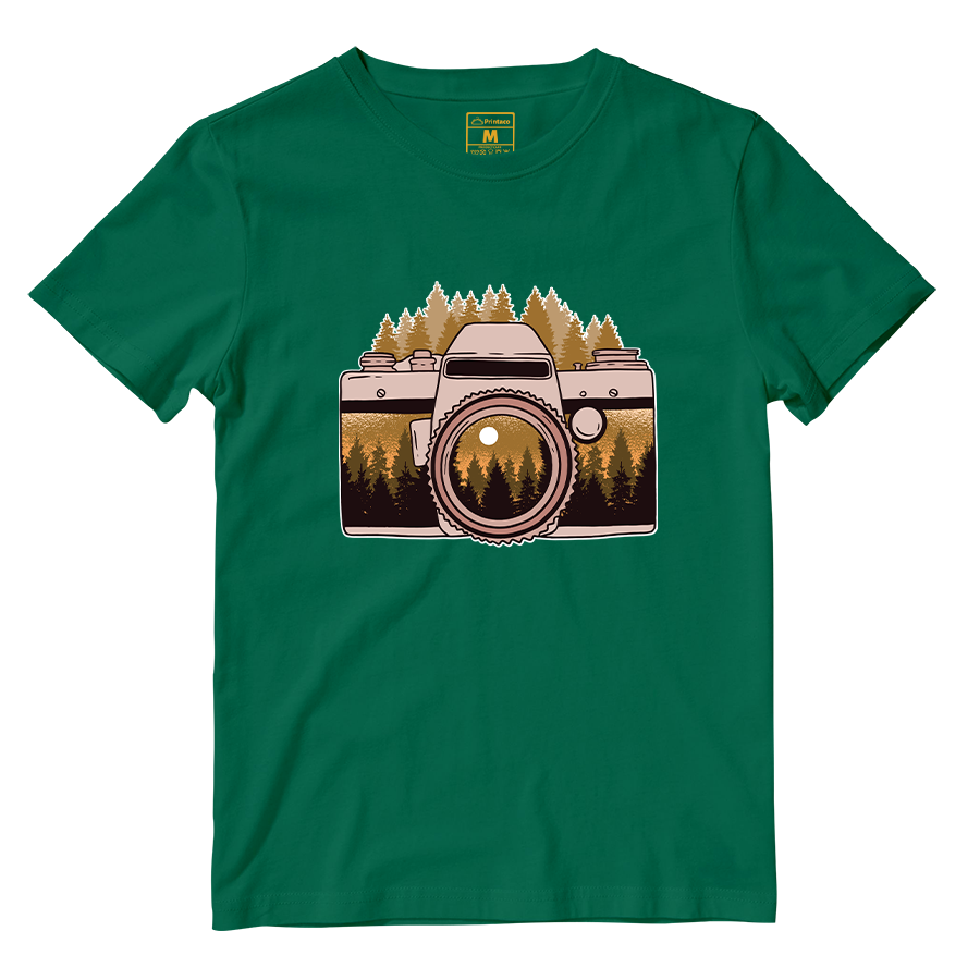Cotton Shirt: Forest Camera