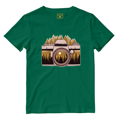 Cotton Shirt: Forest Camera