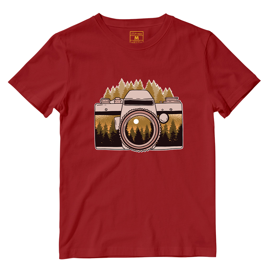 Cotton Shirt: Forest Camera