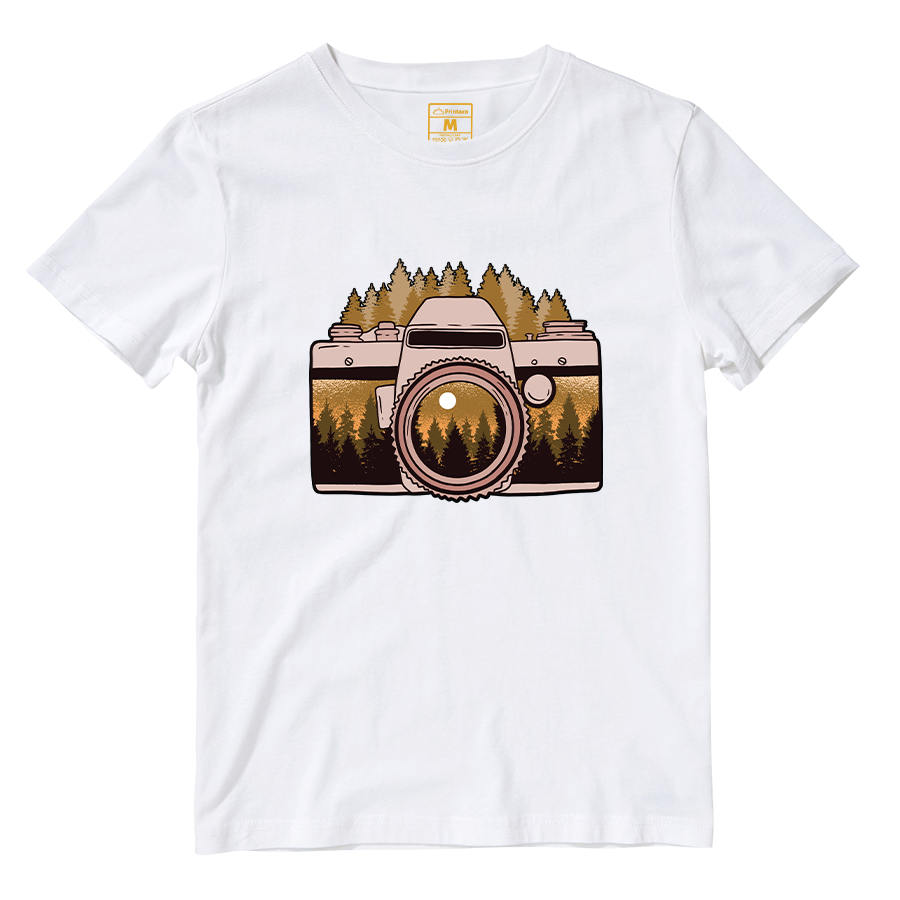 Cotton Shirt: Forest Camera